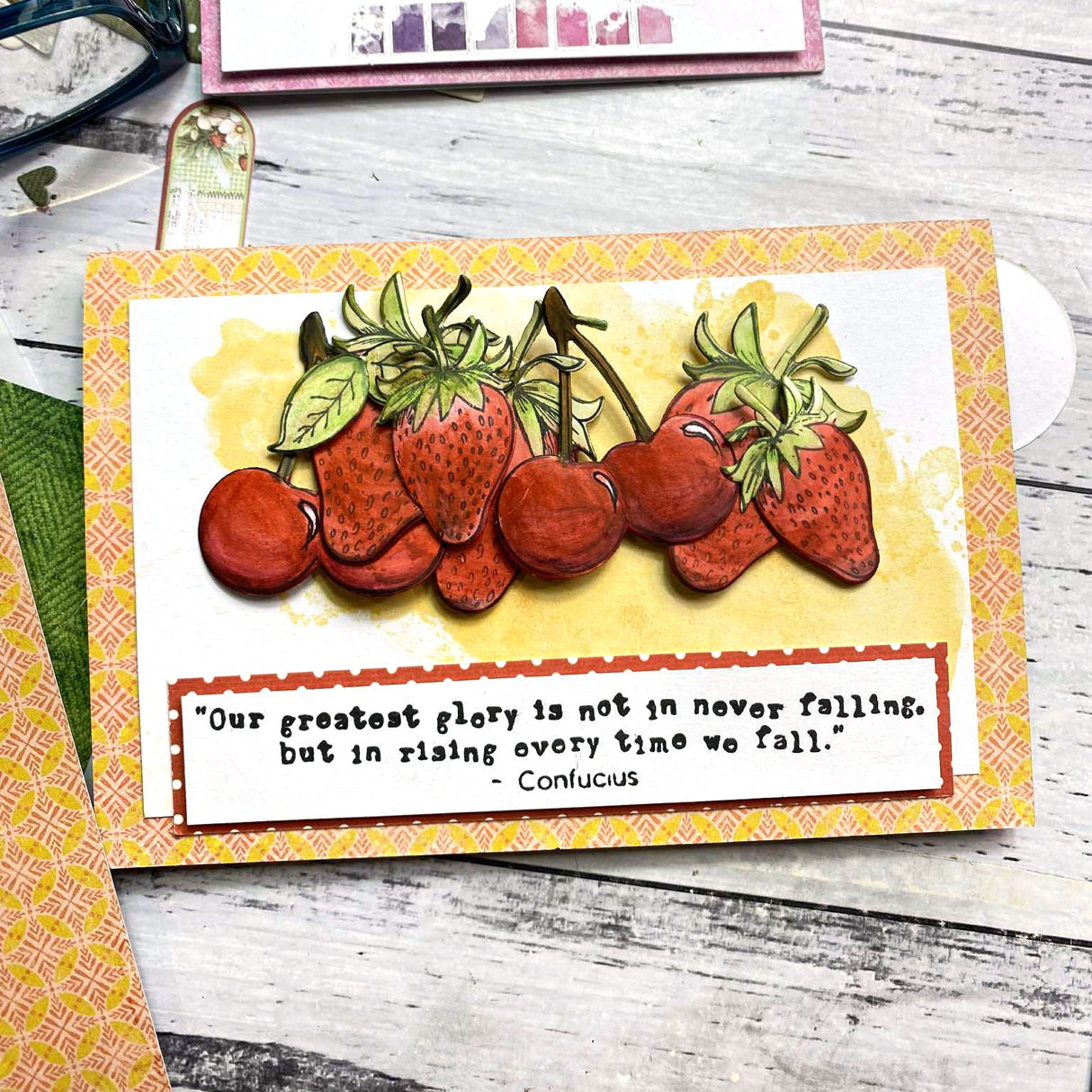 Sizzix Thinlits Die & A5 Stamp Set By 49 & Market Perfectly Imperfect