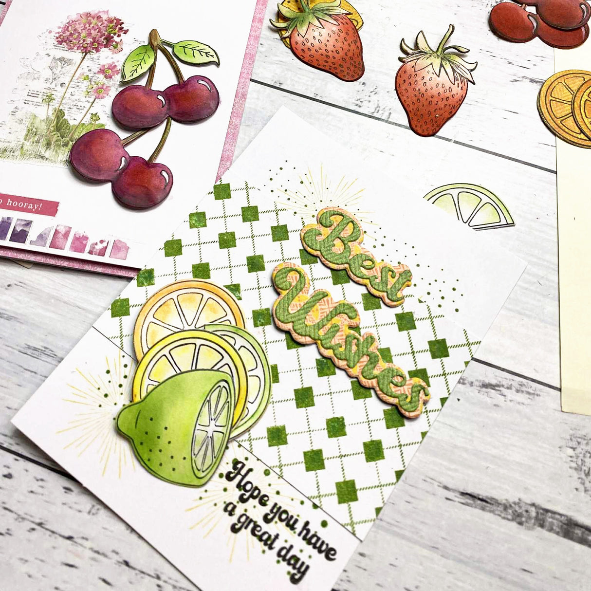 Sizzix Thinlits Die & A5 Stamp Set By 49 & Market Perfectly Imperfect