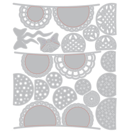 Sizzix Thinlits Die Set By 49 & Market Doily Banner
