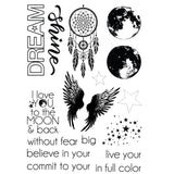 Sizzix Thinlits Die & A5 Stamp Set By 49 & Market Starlight Dreams