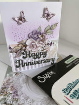 Sizzix Thinlits Die & A5 Stamp Set By 49 & Market Birthday Wishes
