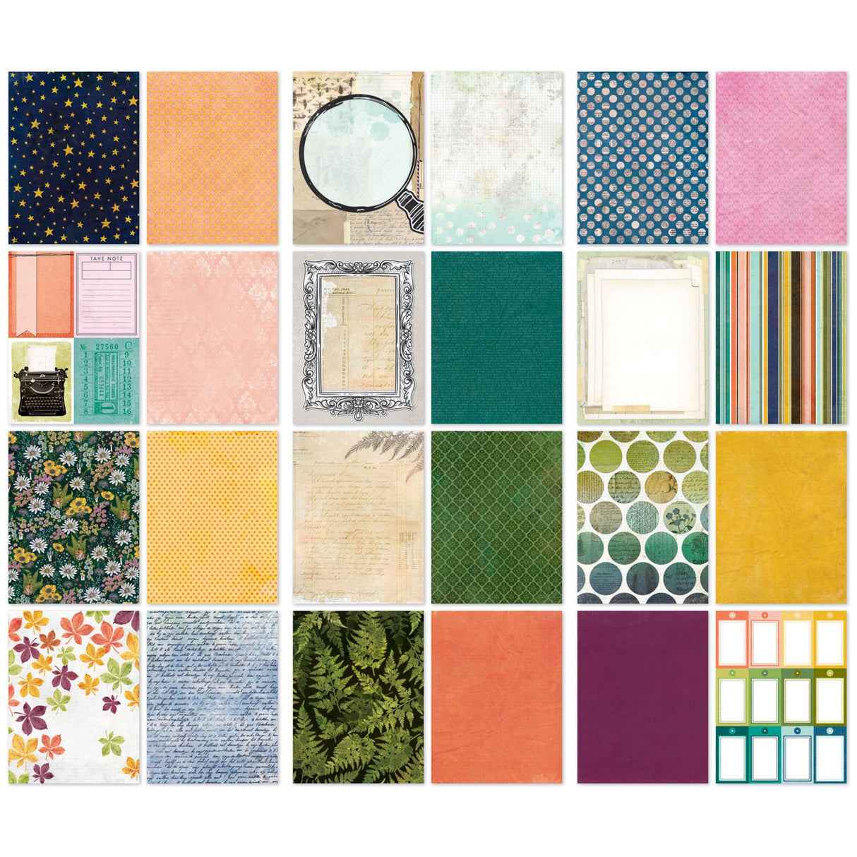 49 And Market Paper Pack 6"X8" Curiosities In Willow Grove