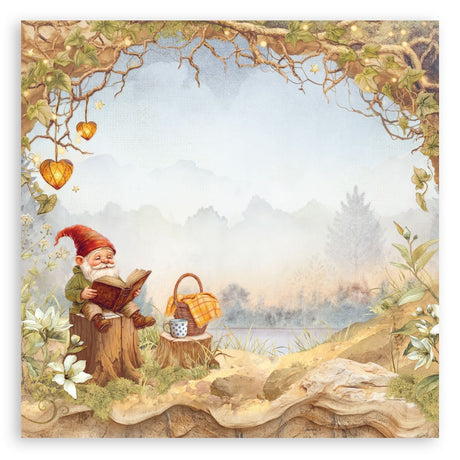 Stamperia Single-Sided Paper Pad 12"x12" 22/Pkg Whispering Woods