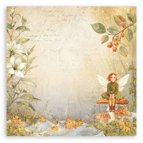 Stamperia Single-Sided Paper Pad 12"x12" 22/Pkg Whispering Woods