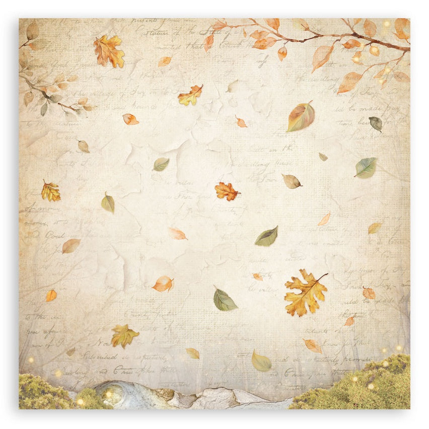 Stamperia Single-Sided Paper Pad 12"x12" 22/Pkg Whispering Woods