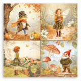 Stamperia Single-Sided Paper Pad 12"x12" 22/Pkg Whispering Woods