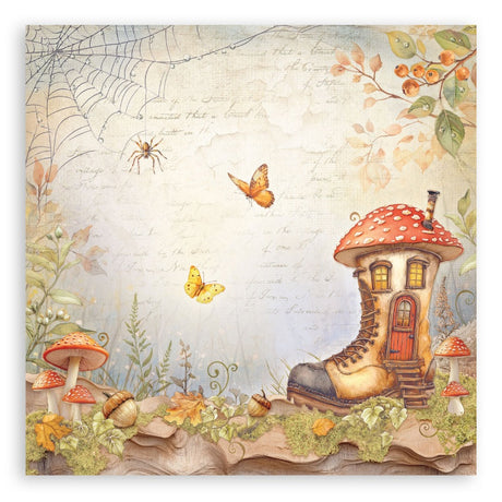 Stamperia Single-Sided Paper Pad 12"x12" 22/Pkg Whispering Woods