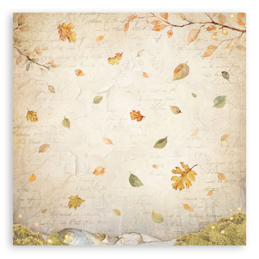 Stamperia Single-Sided Paper Pad 8"X8" 22/Pkg Whispering Woods