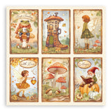 Stamperia Single-Sided Paper Pad 8"X8" 22/Pkg Whispering Woods