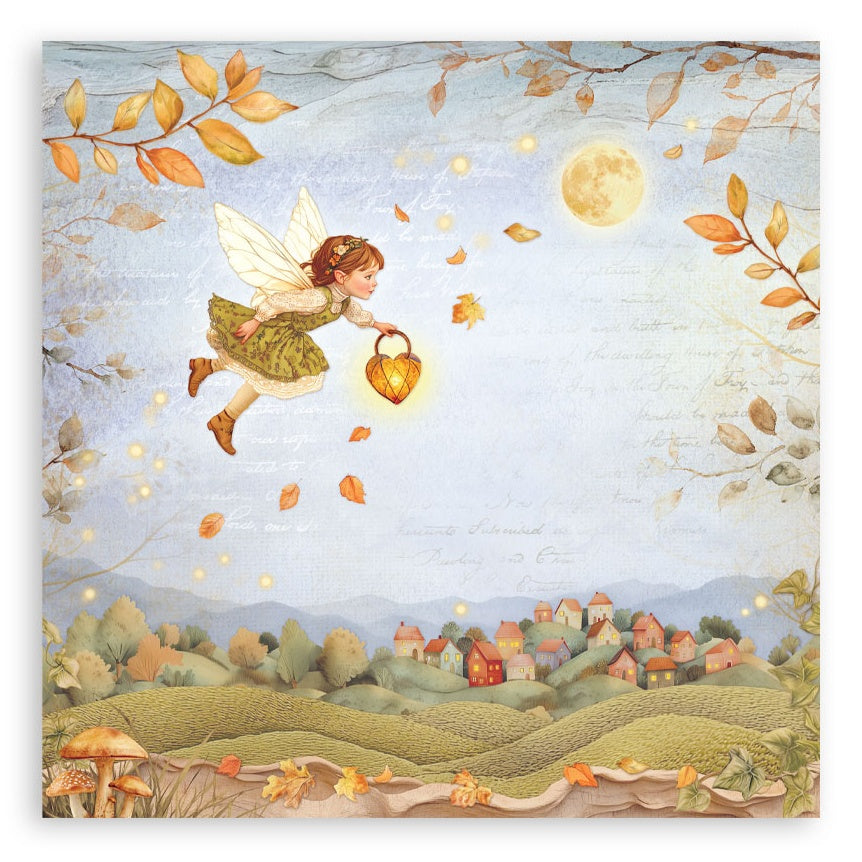 Stamperia Single-Sided Paper Pad 8"X8" 22/Pkg Whispering Woods