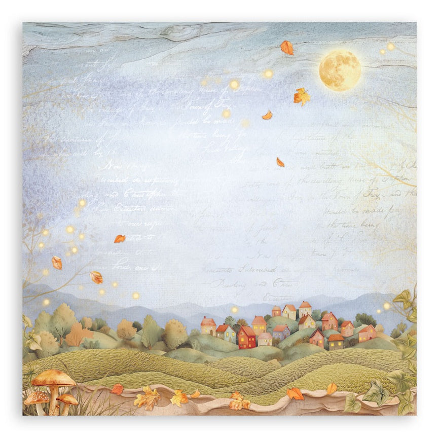 Stamperia Single-Sided Paper Pad 8"X8" 22/Pkg Whispering Woods