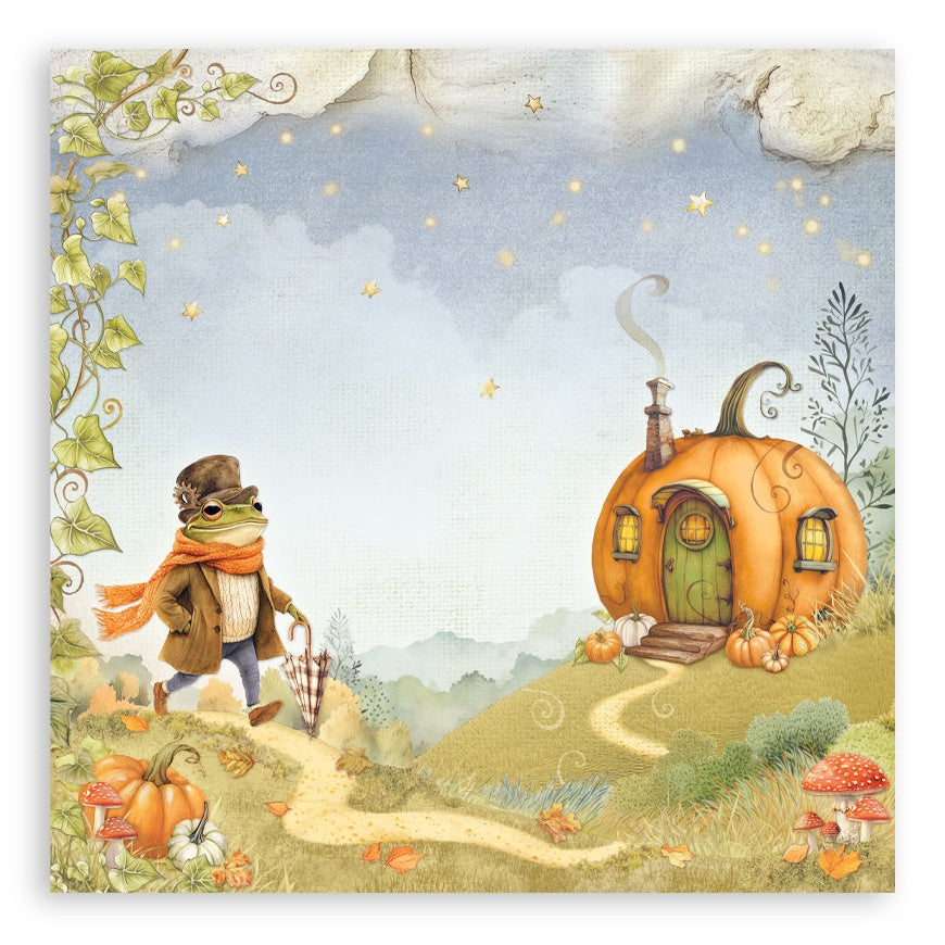 Stamperia Single-Sided Paper Pad 8"X8" 22/Pkg Whispering Woods