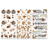 49 And Market Nostalgic Memories Blendable Rub-On Transfer Set 6"X12"