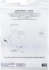 49 And Market Create-An-Album Foundation Inserts Assort 1 White