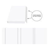 49 And Market Create-An-Album Triple Flip Album Base White