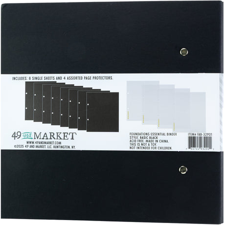49 And Market Foundations Binder Black