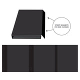 49 And Market Create-An-Album Triple Flip Album Base Black