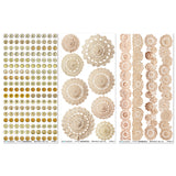 49 And Market Nostalgic Memories Essential Rub-On Transfer Set 6"X12"