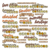 49 And Market Nostalgic Memories Chipboard Set