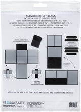 49 And Market Create-An-Album Foundation Inserts Assort 2 Black