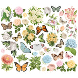 Simple Stories Floral Bits & Pieces Die Cuts 46/Pkg Simple Vintage Junk Drawer