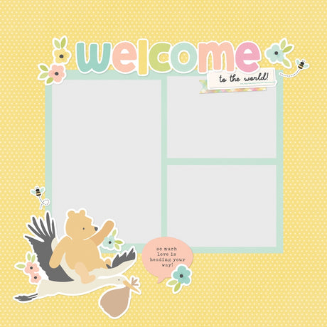Simple Stories Simple Page Pieces Die Cuts 14/Pkg Classic Pooh Baby