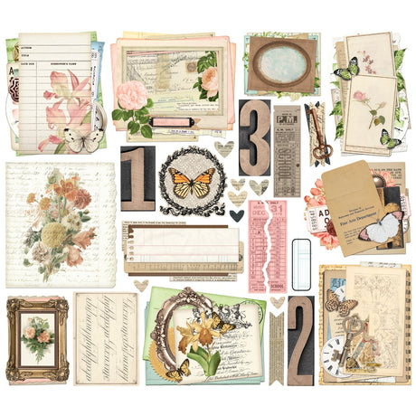 Simple Stories Ephemera Die Cuts 28/Pkg Simple Vintage Junk Drawer