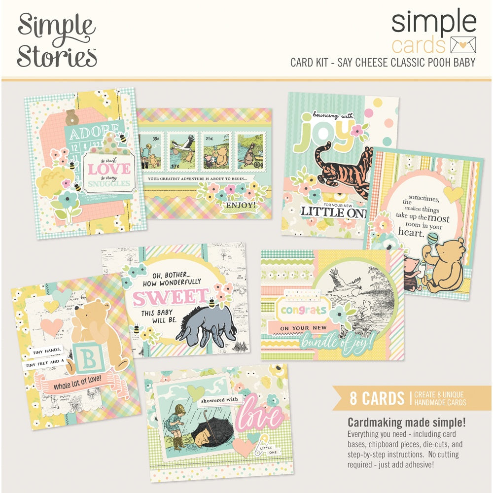 Simple Stories Simple Cards Card Kit Classic Pooh Baby