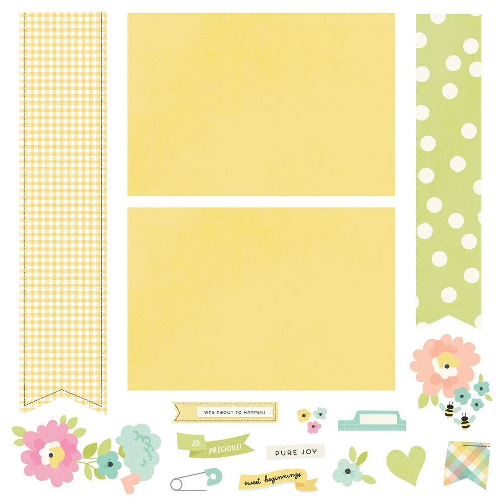 Simple Stories Simple Pages Page Kit Classic Pooh Baby 12x12