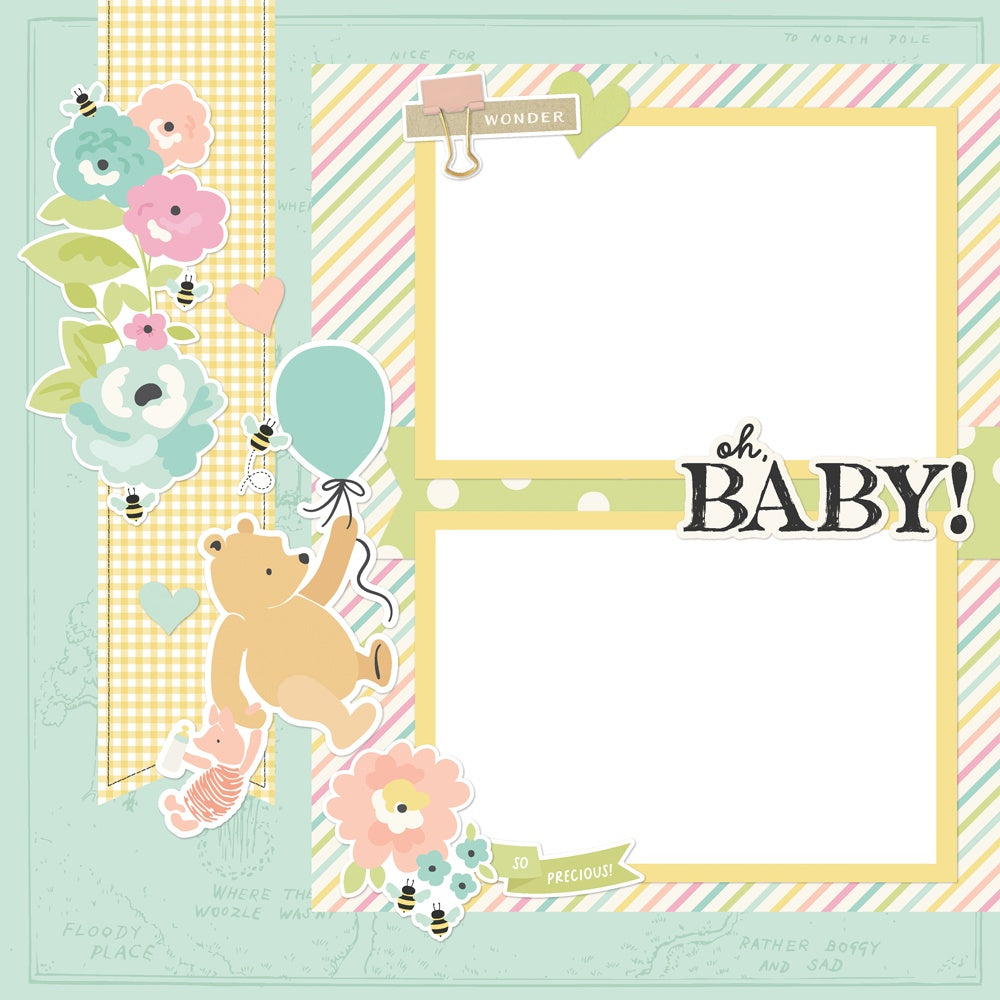 Simple Stories Simple Pages Page Kit Classic Pooh Baby 12x12