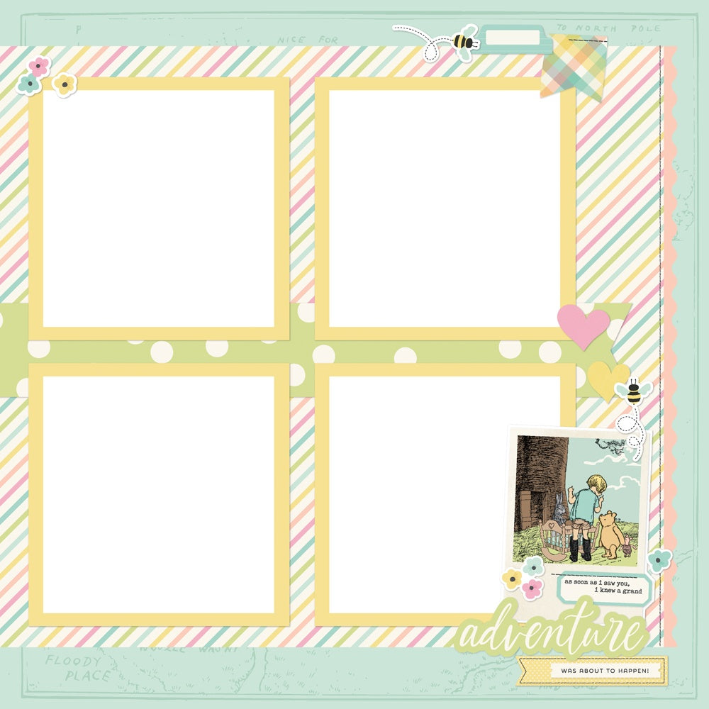 Simple Stories Simple Pages Page Kit Classic Pooh Baby 12x12