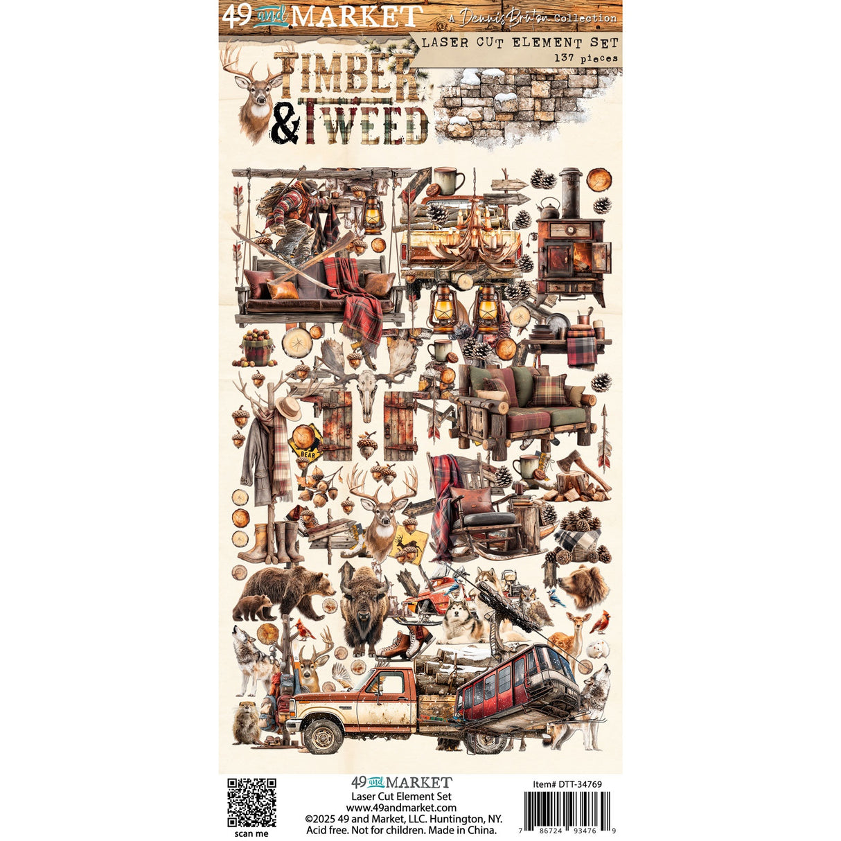 49 And Market Laser Cut Outs Elements, Timber And Tweed