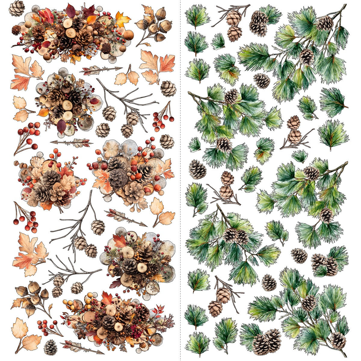 49 And Market Laser Cut Outs Floral, Timber And Tweed