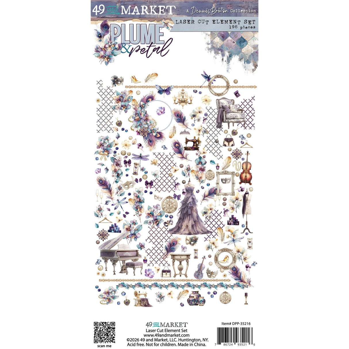 49 And Market Laser Cut Outs Plume & Petal