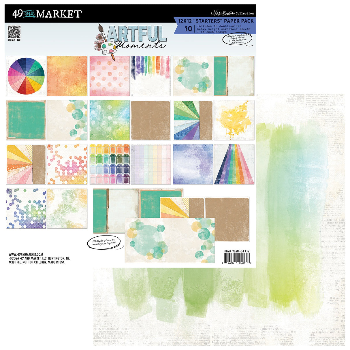 49 And Market Collection Pack 12"X12" Artful Moments