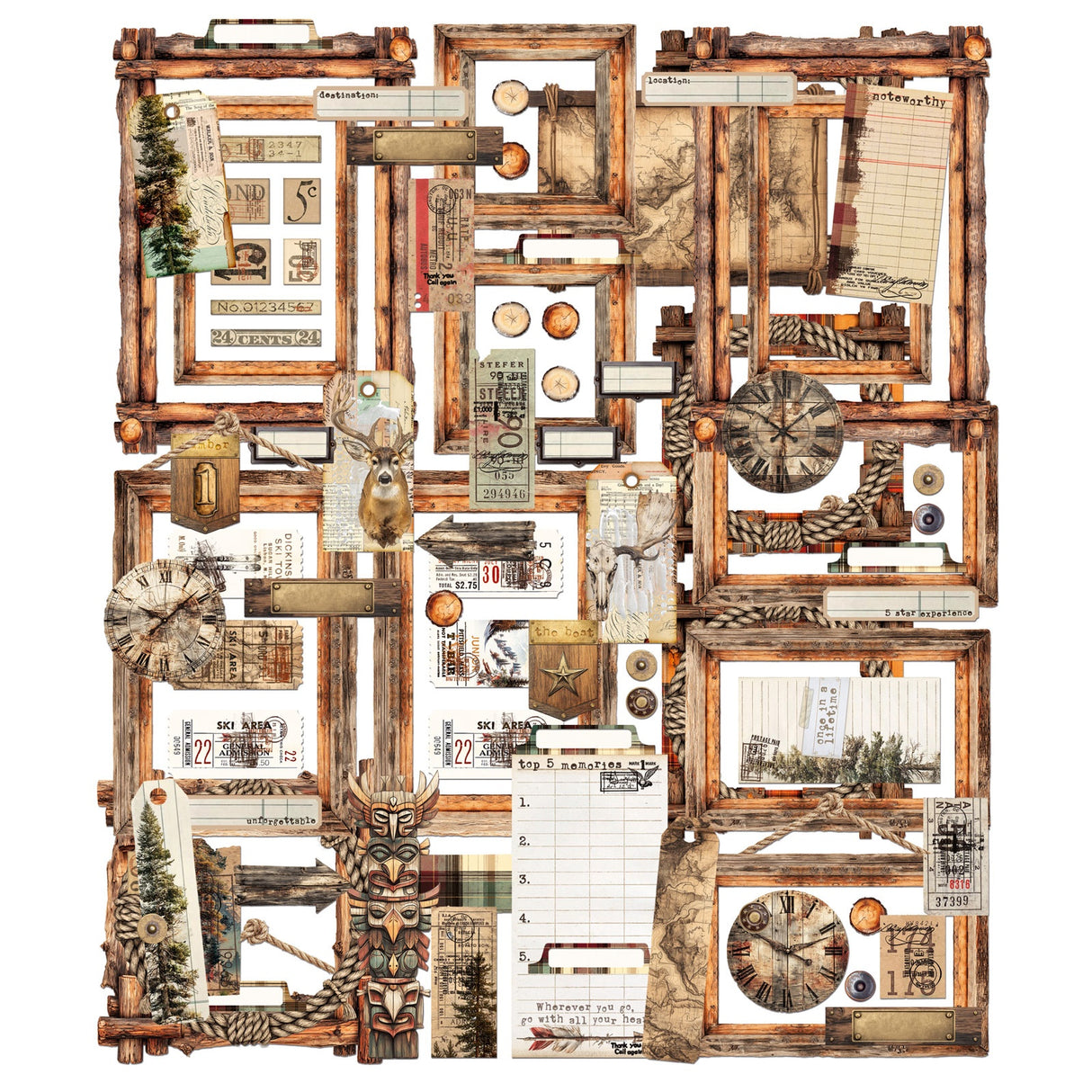 49 And Market Ephemera & Frames Timber And Tweed