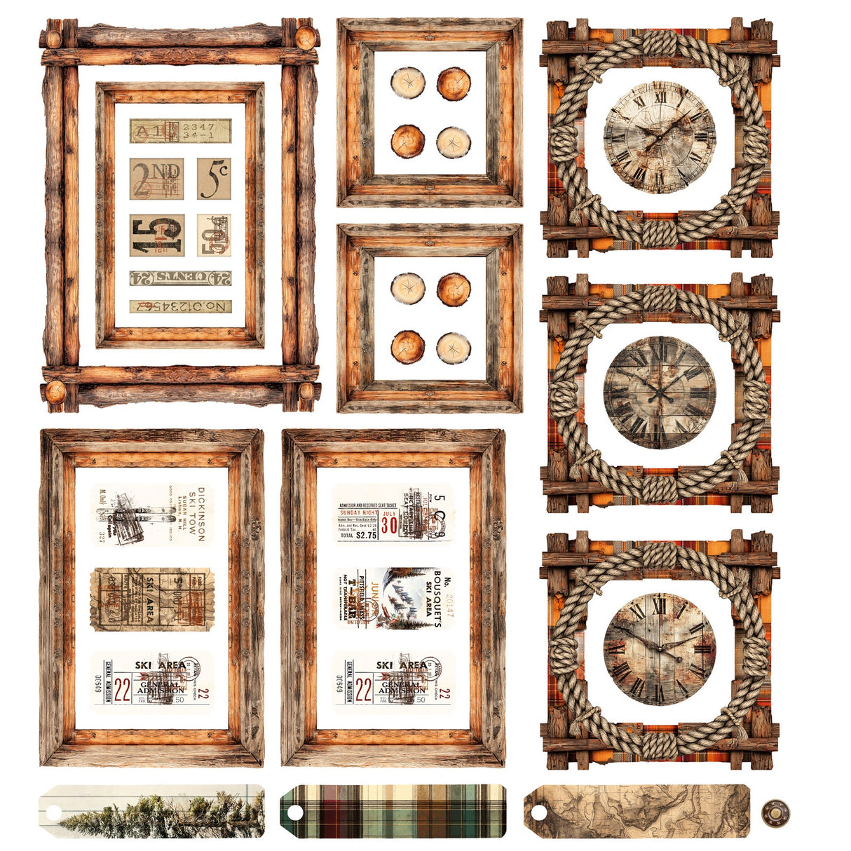 49 And Market Ephemera & Frames Timber And Tweed