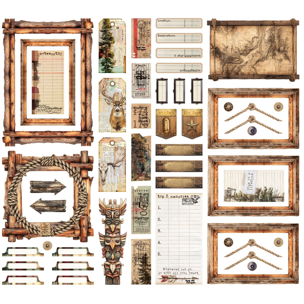 49 And Market Ephemera & Frames Timber And Tweed