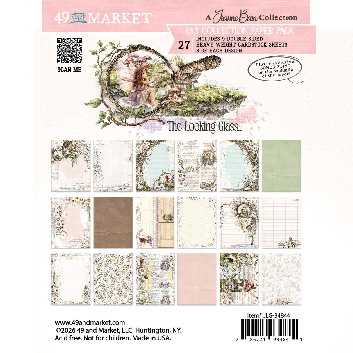 49 And Market Collection Pack 6"X8" The looking Glass