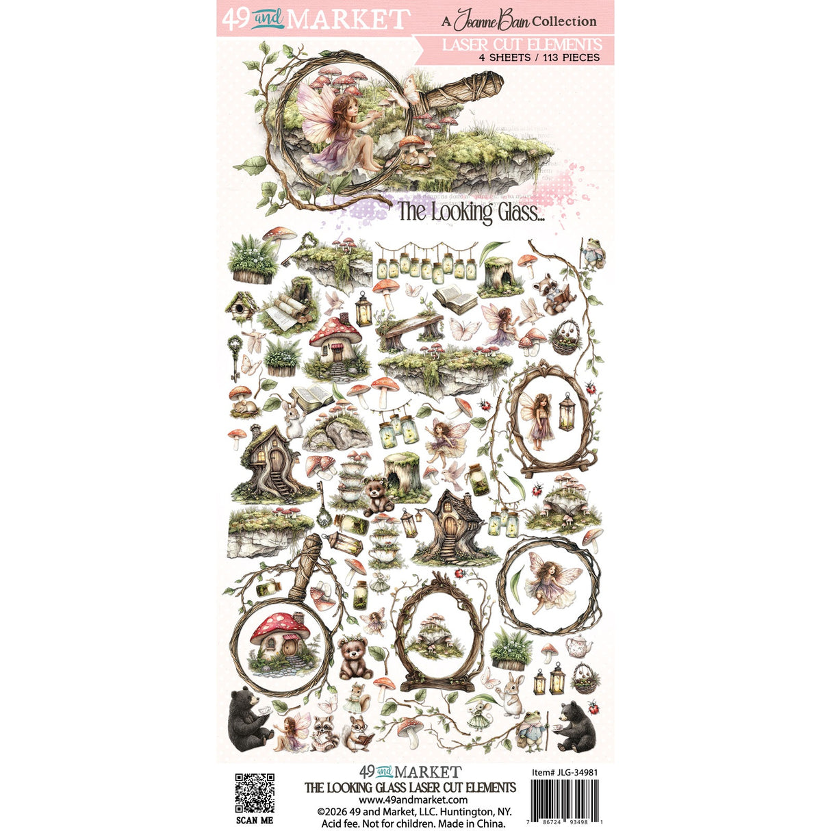 49 And Market Laser Cut Outs Elements - The Looking Glass