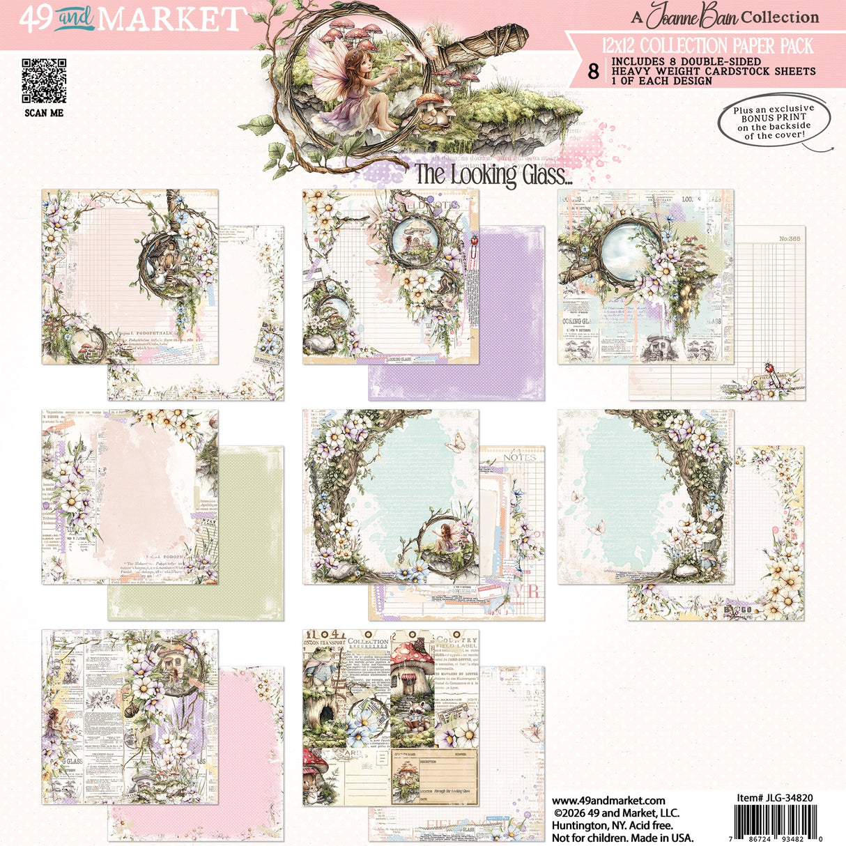 49 And Market Collection Pack 12"X12" - The Looking Glass