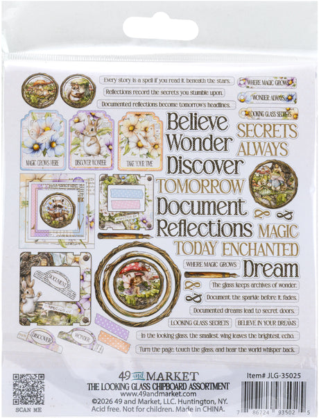 49 And Market Chipboard Set- The Looking Glass