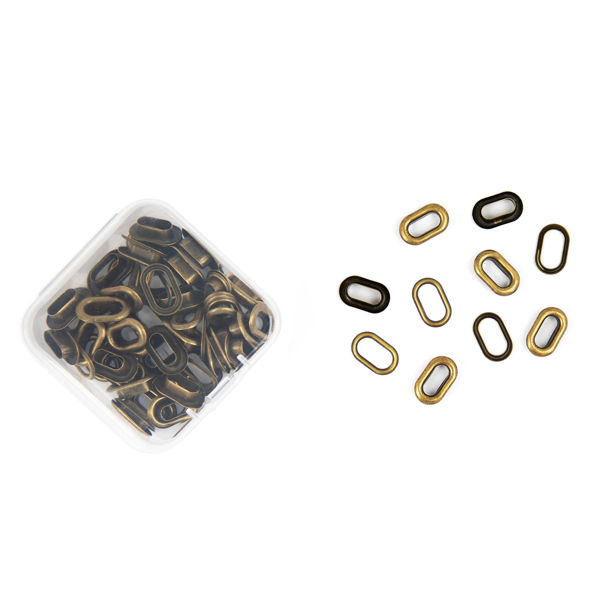 We R Crop-A-Dile Oval Eyelets - Copper 50pc