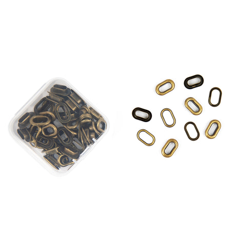 We R Crop-A-Dile Oval Eyelets - Copper 50pc