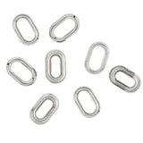 We R Crop-A-Dile Oval Eyelets - Silver 50pc