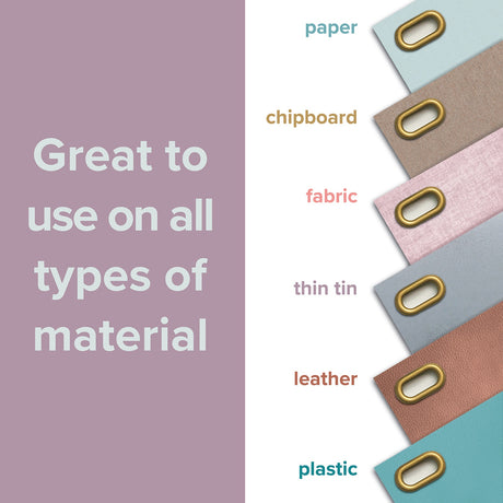We R Oval Crop-A-Dile - Includes 25 Eyelets postage as per actuals