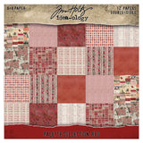 Tim Holtz - Advantus Idea-ology Double-Sided Cardstock 8"X8" 12/Pkg Palette Collection: Red
