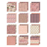 Tim Holtz - Advantus Idea-ology Double-Sided Cardstock 8"X8" 12/Pkg Palette Collection: Pink