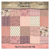 Tim Holtz - Advantus Idea-ology Double-Sided Cardstock 8"X8" 12/Pkg Palette Collection: Pink