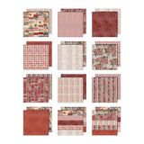 Tim Holtz - Advantus Idea-ology Double- Sided Cardstock 12"X12" 12/Pkg Palette Collection: Red